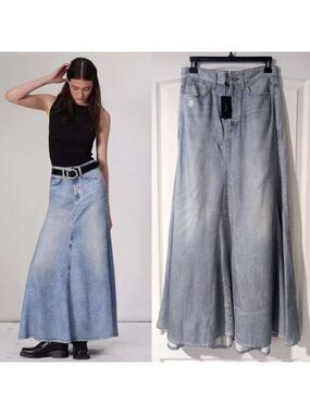 rag & bone | Liquid Miramar Maxi Skirt In Posy
